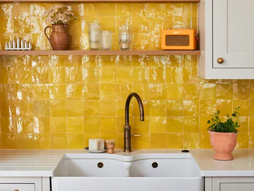 Yellow Kitchen Wall